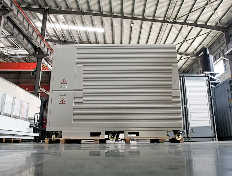 load bank in the test hall